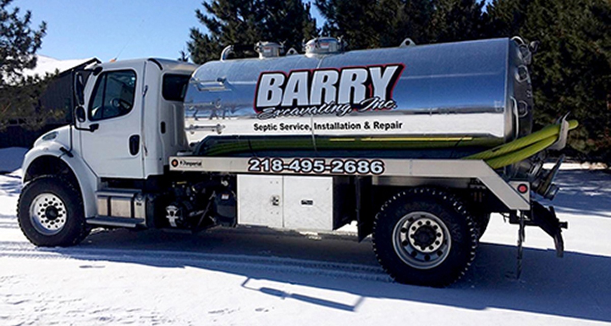 Barry Excavating trucks